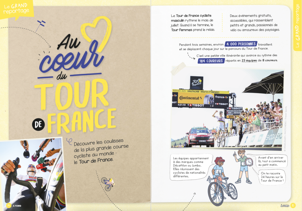 Magazine À fond ! N24 Tour de France Reportage