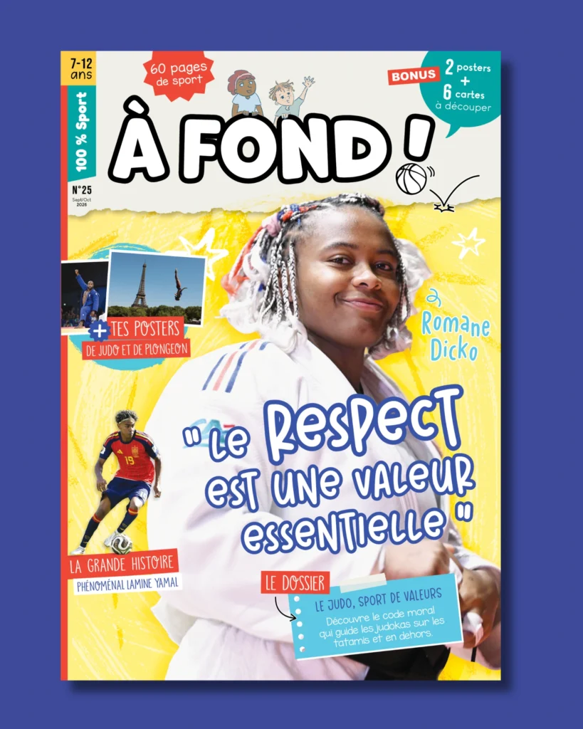 Couverture Magazine A fond - mag de sport des 7-12 ans - N25
