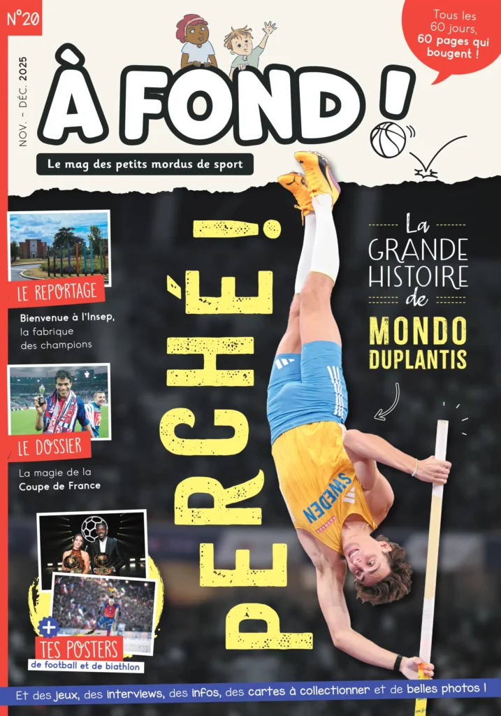 Magazine À fond ! N20 - couverture Armand Duplantis